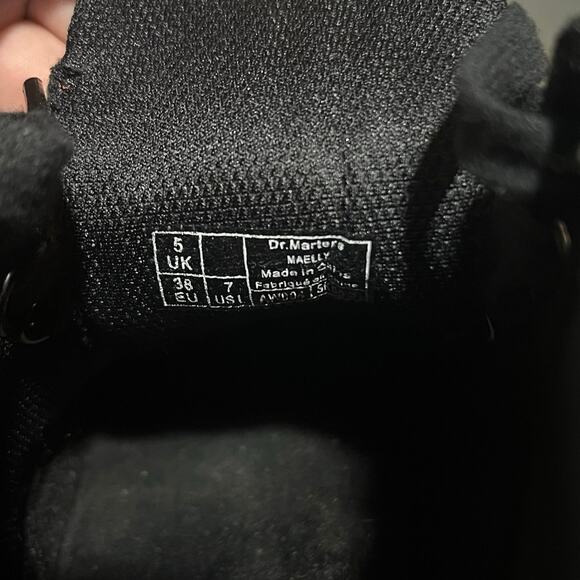 Dr. Marten Maelly Maroon Canvas Boots Size 7 - Picture 6 of 6